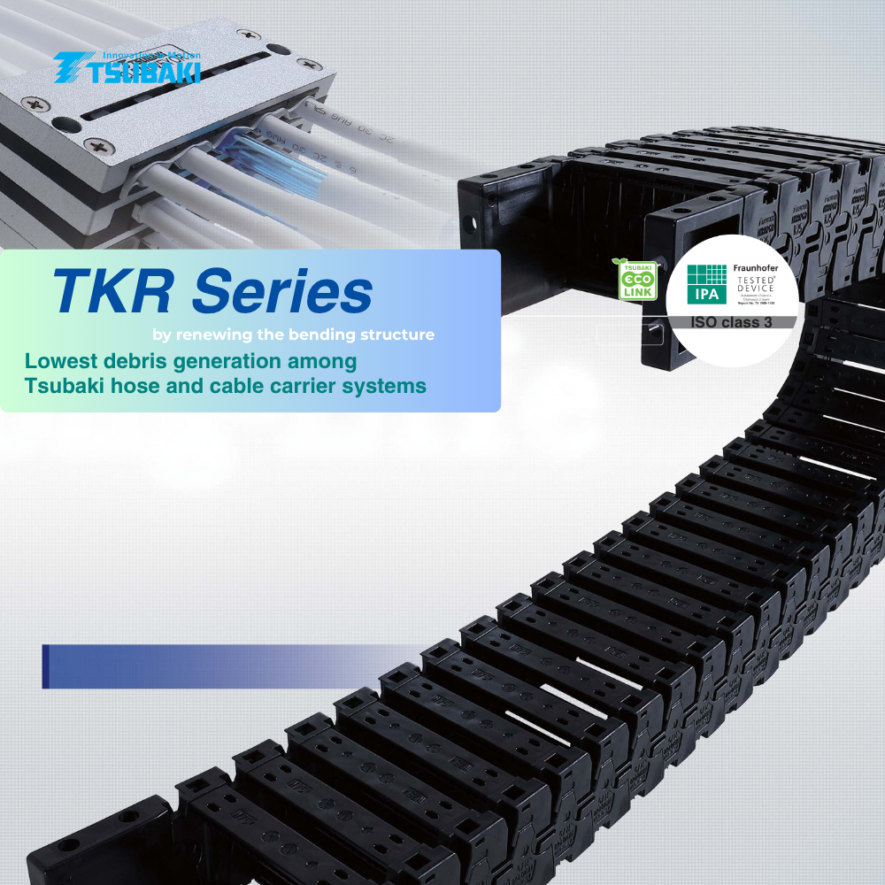 Tsubaki Clean Series Cable Carrier-TKR