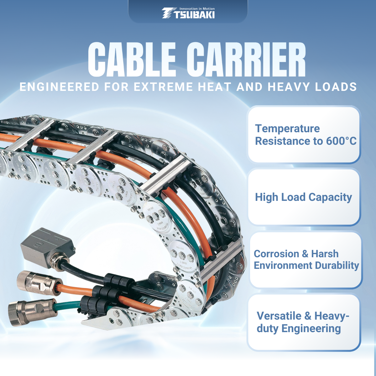Tsubaki Product-cable carrier
